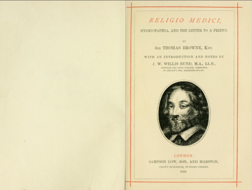 Religio Medic 11969 Edn. t.p.