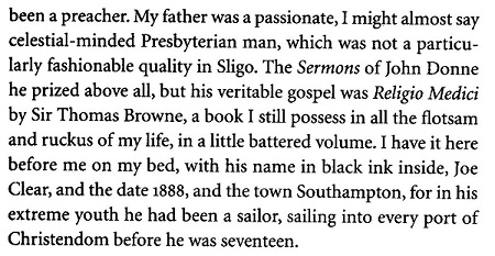 Thomas Browne in Secret Scripture