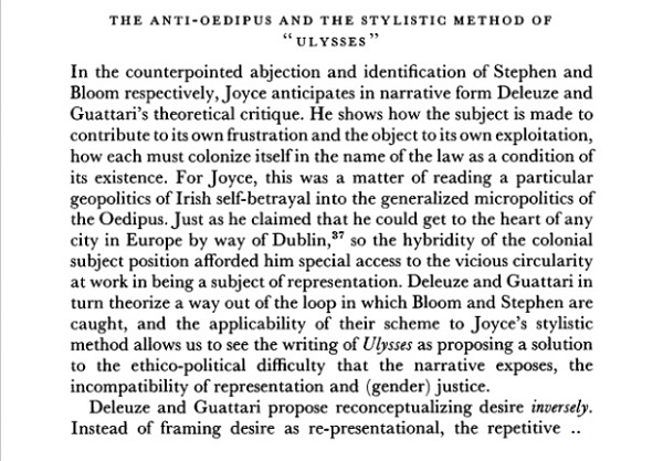 Joseph Valente - Joyce & Justice 1995